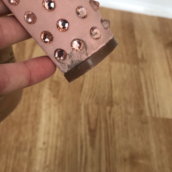 Steve Madden pink sequin satin blog heels - Picture 4 of 10